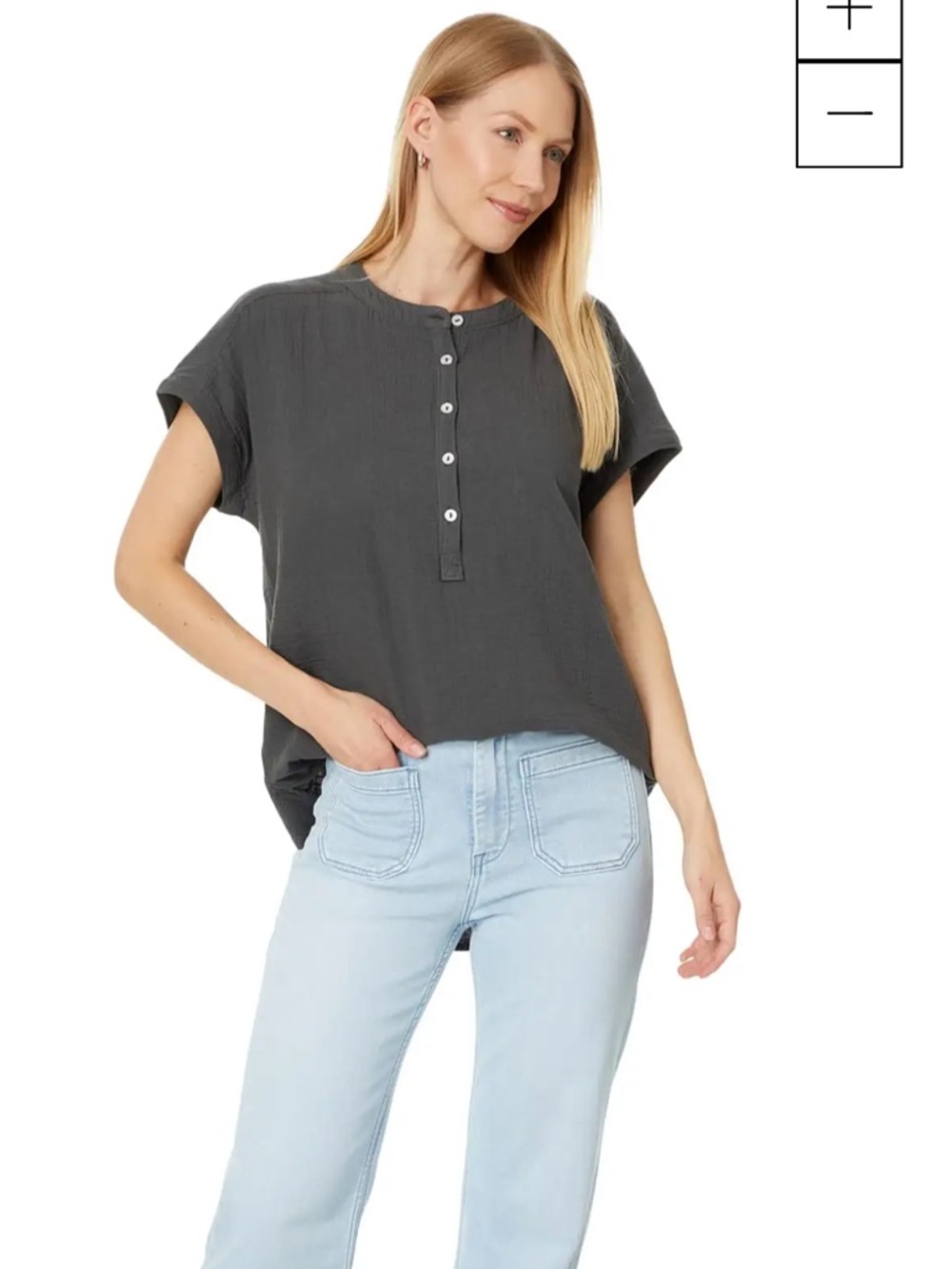 NWT Faherty Gauze Blouse